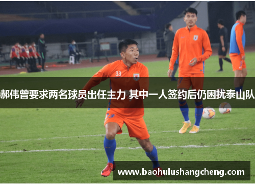 郝伟曾要求两名球员出任主力 其中一人签约后仍困扰泰山队